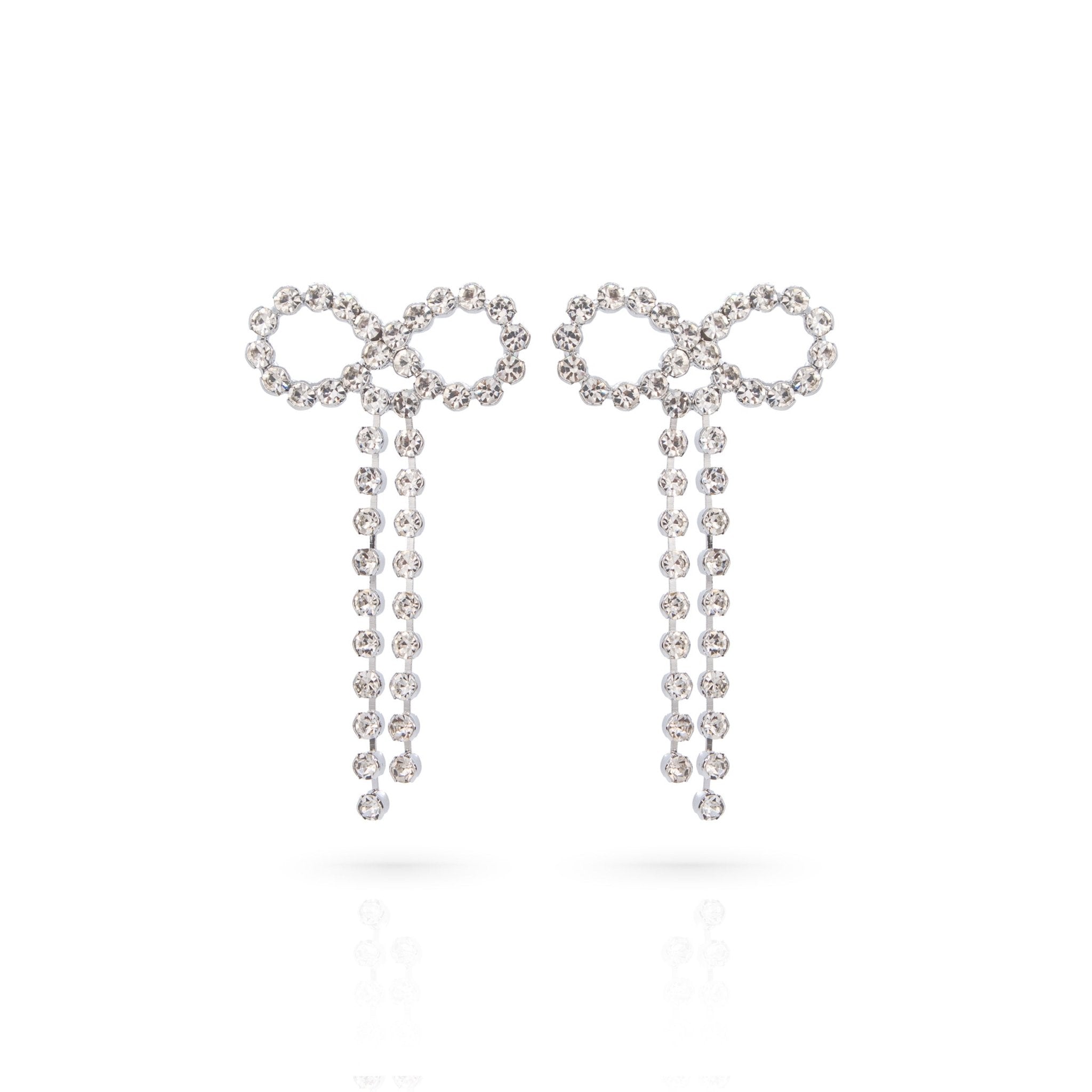 Amélie Bow Earrings - SILENT SCREAM
