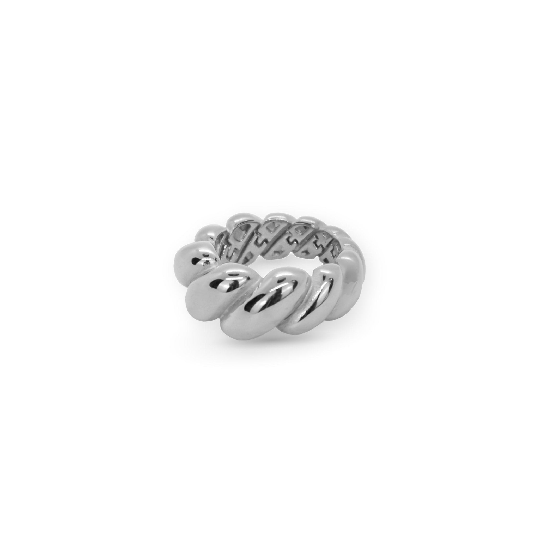 Croissant Ring Silver - SILENT SCREAM