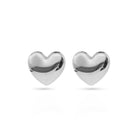 Heart Earrings Gold - SILENT SCREAM