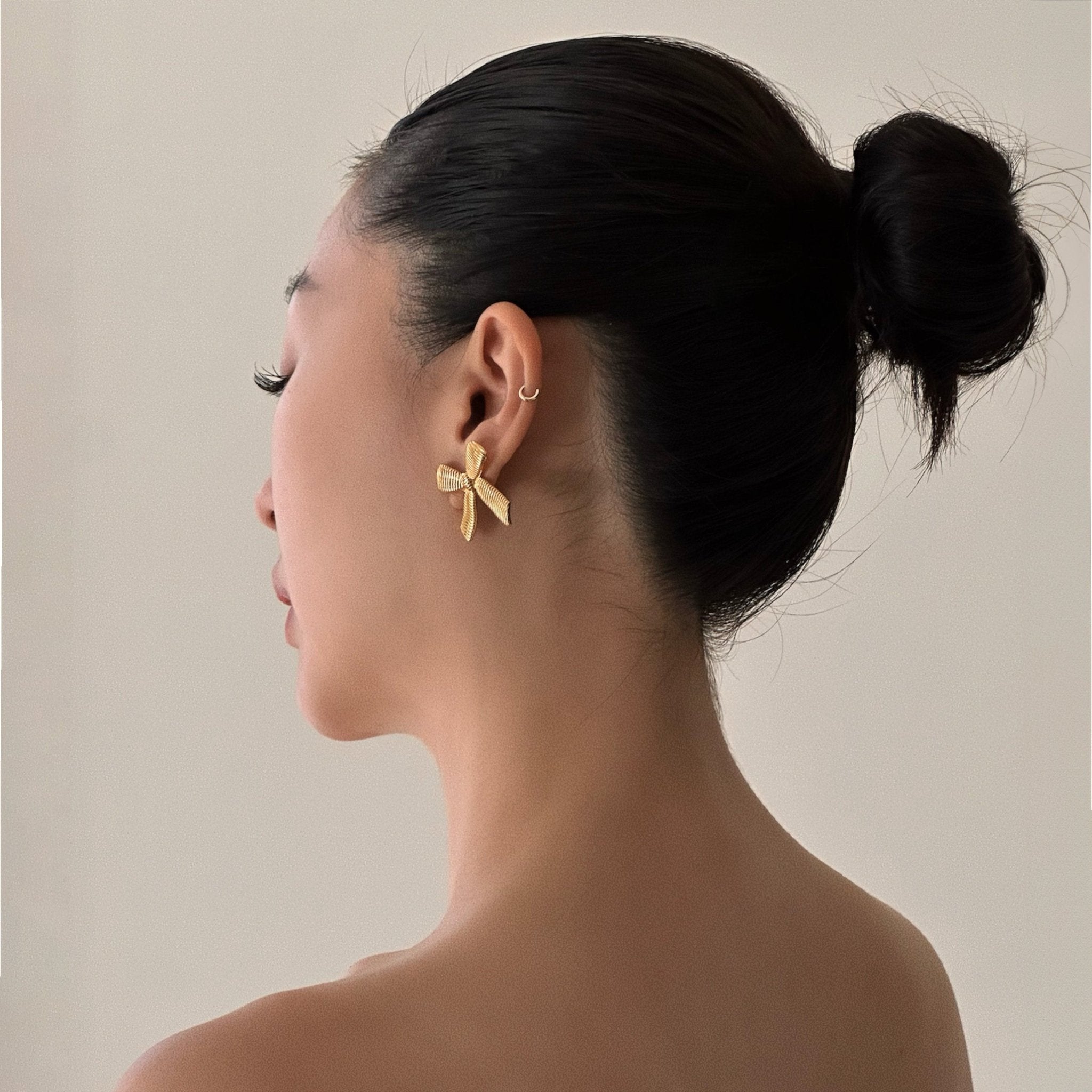 Rosie Bow Earrings - SILENT SCREAM